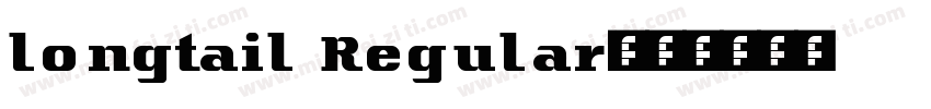 longtail Regular字体转换
